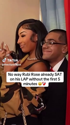 Rubi Rose Surprises Fans by Sitting on Neon's Lap Early in Performance