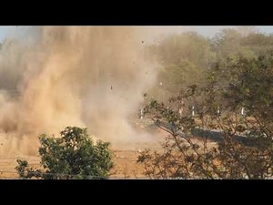 RDX C4 Bomb explosion