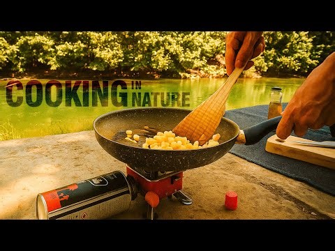 The Tastiest Omelette Cooked in Nature 🍳🔥
