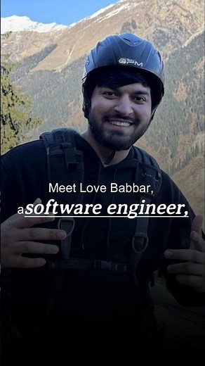 Love Babbar is a software engineer, professional coder, and YouTuber. #youtubeshorts #shorts