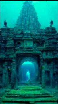 Dwarka in underwater 🙏 The Lost City Of Lord Krishna | 9000 Years Old | #dwarka #underwaterdwarka