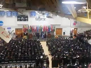 Graduation day is always full of emotions and today's ceremony is no exception. Watch Chris Norton walk on stage to receive his diploma. Chris, you are truly an inspiration! | Luther College