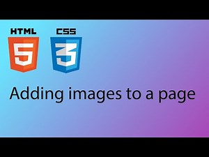HTML & CSS 2020 Tutorial 6 - Add images to your page