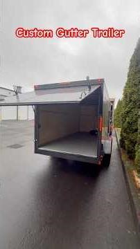 Premium Gutter Trailer #gutterall #diy #guttermachine
