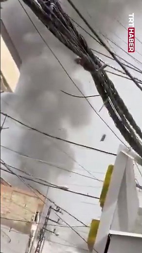 İşgalci İsrail, Lübnan'ın güneyindeki Burc eş-Şimali kasabasına hava saldırısı düzenlendi