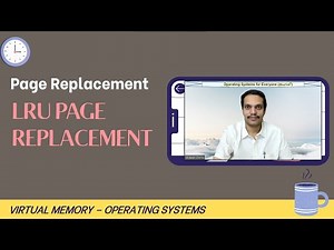 Least Recently Used Algorithm || LRU Page Replacement examples || Virtual Memory || Stack algorithms