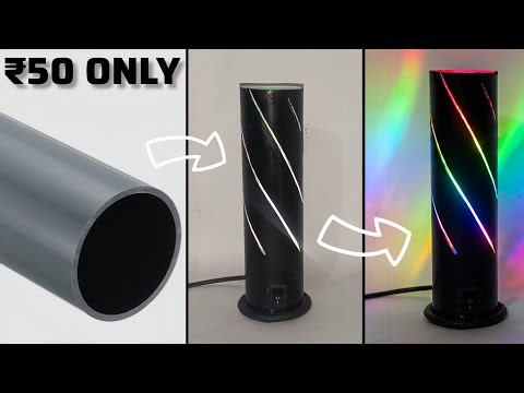DIY Table Lamp 💡at Home | RGB Decoration Light | Low Budget 🤑