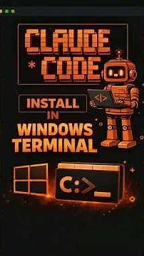 Install Claude Code on Windows in Terminal