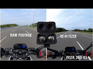 Insta360 X5 | Cinematic Motion Blur with ND64 Filter | Sample Footage