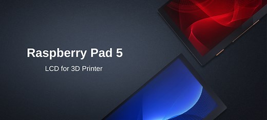 New Release - BIGTREETECH Raspberry Pad 5 LCD for 3D Printer