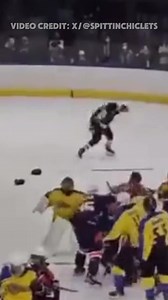 Man Vs Ghost - #nhl #nhlhockey #hockey #hockeyfights | hockeyfights.com