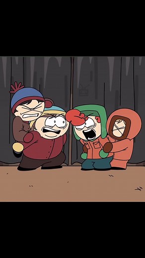 Caartmaan and Kyle all most fighting and Stan and I stop Eric and Kyle butters take a picture