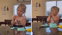 5.3K views · 12 reactions | This sweet and patient two years old girl has the most genuine reaction to the candy temptation challenge, and we absolutely love it! Check it out! | Rumble Babies & Kids | Facebook