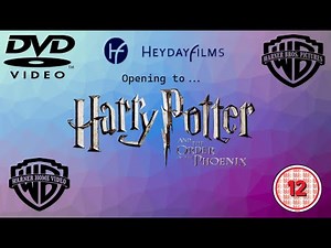 Opening to Harry Potter and the Other of the Phoenix 2007 UK DVD