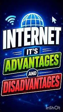 Internet its advantages and disadvantages#shortsfeed #trending #computerscience#internet