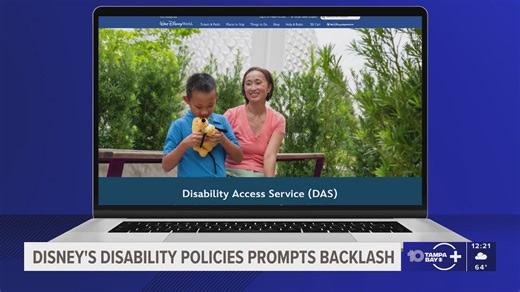 Disney's new disability policies are prompting backlash