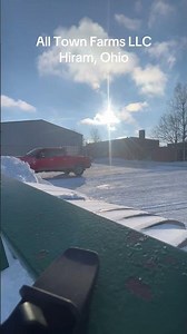 Ford f250 and boss DXT with wings Plowing snow