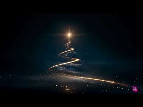 Christmas Star Spiral Tree Background – 1hr+ Loop Video