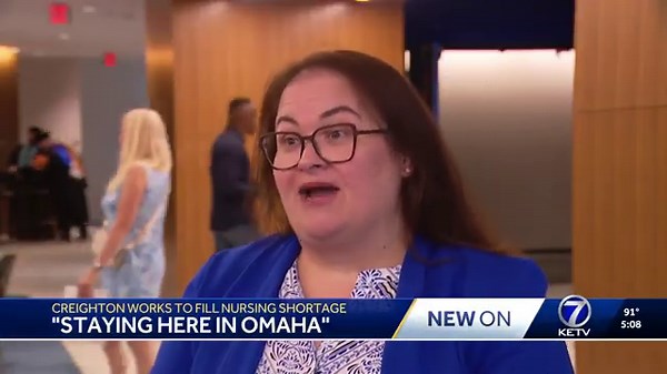 'Staying here in Omaha': Creighton University works to fill nursing shortage