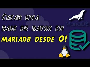 ¿Cómo hacer una base de datos en MariaDB? || Crea tu primer base de datos en MariaDB - Linux