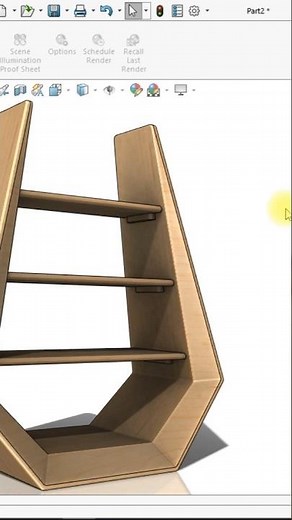 Wooden Case in Solidworks. Watch the full video tutorial on my YouTube channel. #solidworks #design