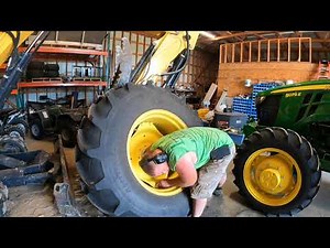 Kicking John Deere 5075E wheels out