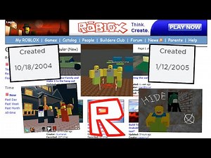 Самая первая игра в истории Роблокс