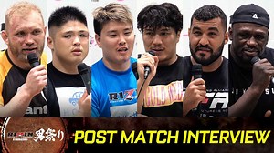 ヘビー級GP参戦ファイター RIZIN男祭り 試合後インタビュー vol.5 - RIZIN FIGHTING FEDERATION オフィシャルサイト