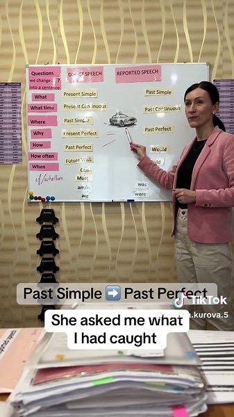 Watch as I teach how to turn direct questions into reported speech! I say the question, students report it. Let’s practice together - quick, simple, and interactive! #englishgrammar #teachingenglish #interactive #practice