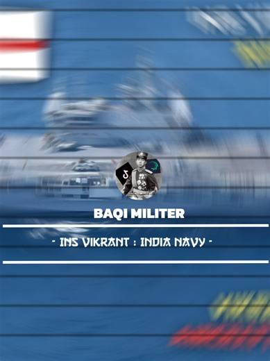 Mayan Lah Cari Clipnya 🗿 Req @𝐂𝐮𝐩𝐬𝐬 𝙁𝙏 𝙋𝘽𝙔 INS Vikrant (IAC-1) adalah kapal induk modern pertama buatan dalam negeri milik Indian Navy yang resmi beroperasi pada Tahun 2018 dan menjadi simbol kekuatan maritim India. Kapal ini memiliki panjang sekitar 262 meter dengan bobot sekitar 45.000 ton serta mampu melaju hingga sekitar 28 knot menggunakan empat turbin gas General Electric LM2500. INS Vikrant dapat membawa sekitar 30–40 pesawat dan helikopter, termasuk MiG-29K, HAL TEDBF di masa 