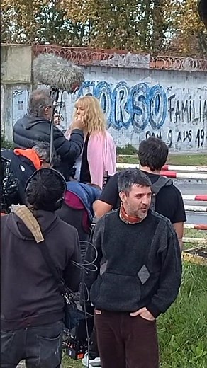 Luisana Lopilato, en Mar del Plata filmando la película de Pepita la pistolera