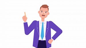 Angry Boss Office Worker Animation Cartoon Stock Footage Video (100% Royalty-free) 1084149541 | Shutterstock