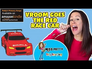 Learn to Read Vroom Goes the Red Race Car Children's Book and Song| R Sounds | Patty Shukla