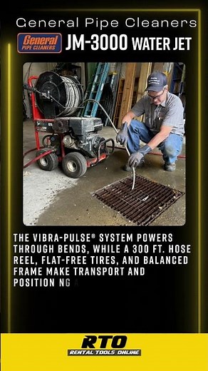 General Pipe Cleaners JM-3000 | Water Jet