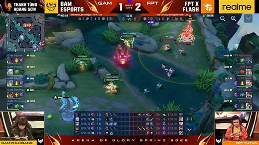 🔴 TRỰC TIẾP: FPL vs SGP | 1S vs SPN | FPT vs GAM | GIAI ĐOẠN 1 - LƯỢT VỀ | ĐTDV MÙA XUÂN 2026 (NGÀY 11/04) ⚡ 13:00 ▶ FPL vs SGP ⚡ 16:00 ▶ 1S vs SPN ⚡ 19:30 ▶ FPT vs GAM #AOGS26 #DeclaringTheNewEra #realme16ChuẩnEsports #SứcMạnhRealSiêuChiếnTích | Cao Thủ Liên Quân