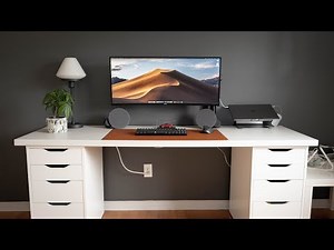 My Minimalist Student Desk Setup