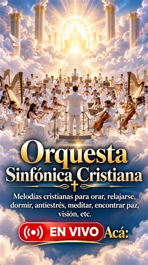 Orquesta Sinfónica Cristiana. Música para Orar, Dormir y Encontrar Paz | 🔴 EN VIVO