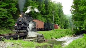 342K views · 6.9K reactions | She's small & mighty! Moore Keppel & Co. Climax No. 9 always puts on an impressive show. For more information visit us at www.casstrain.com ! | Cass Scenic Railroad | Facebook