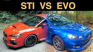 Subaru WRX STI vs Mitsubishi EVO X - Which AWD Sedan Is Best? - Autos Videos