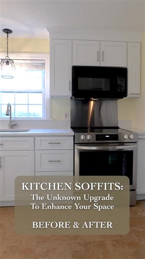 Same kitchen, but let’s talk about the real game-changer: the NEW soffits.  It’s the upgrade most people don’t notice at first glance, but it makes the biggest impact in the entire space. #CabinetRefinishing #kitchenreno #cabinetrefacing #kitchenremodel | Cabinet Revival | Facebook