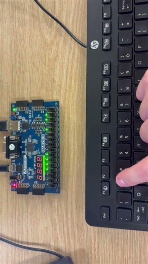 CE 433 Spring 26 : LAB7 Task 1 - USB keyboard interface with BASYS 3
