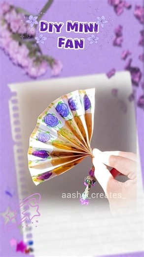 “👉Don't throw your blinkit bags try this😍 Mini Fan DIY”#diy #craft #shorts