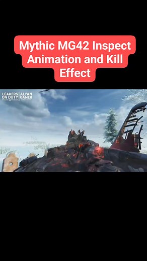 8K views · 135 reactions | Mythic MG42 Inspect Animation with Effects. Including Kill Effects. You can also notice alot of details if you look closely. It's raining on the battlefield. #callofdutymobile #codm #codmobile | Leakers on Duty | Facebook
