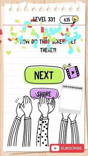 Brain Test Level 331 Stop the monster Walkthrough