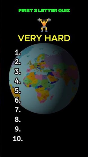 How Many Countries Can You Name With Just Two Letters? #triviatricks #geography #education