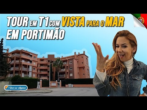 Tour em apartamento T1 com varandas para o mar em Portimão| Morar em Portugal | Viver no Algarve