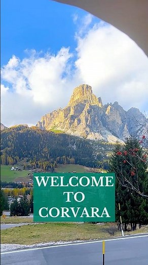 WELCOME TO CORVARA IN ALTA BADIA #dolomiti #dolomiten #foliage #dolomites #alp #mountains #nature