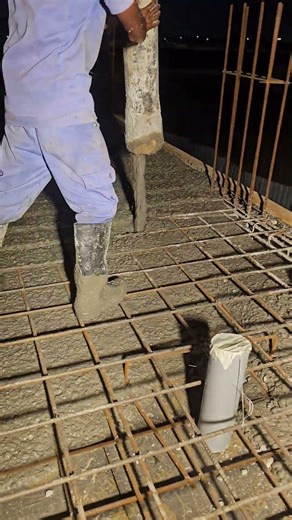 Heavy Slab Concrete Pouring with Pump | Massive Concrete Work in Villa Project