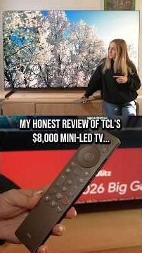 TCL's $8,000 SQD Mini-LED TV... HONEST REVIEW!