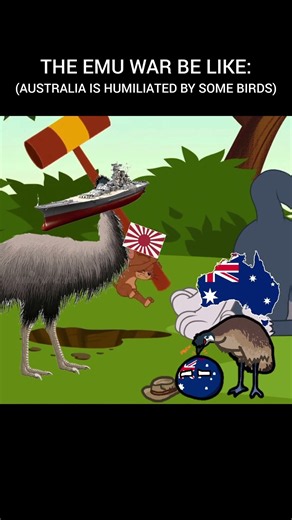 AUSTRALIA VS EMUS #funny #jokes #comedy #education #history #memes #culture